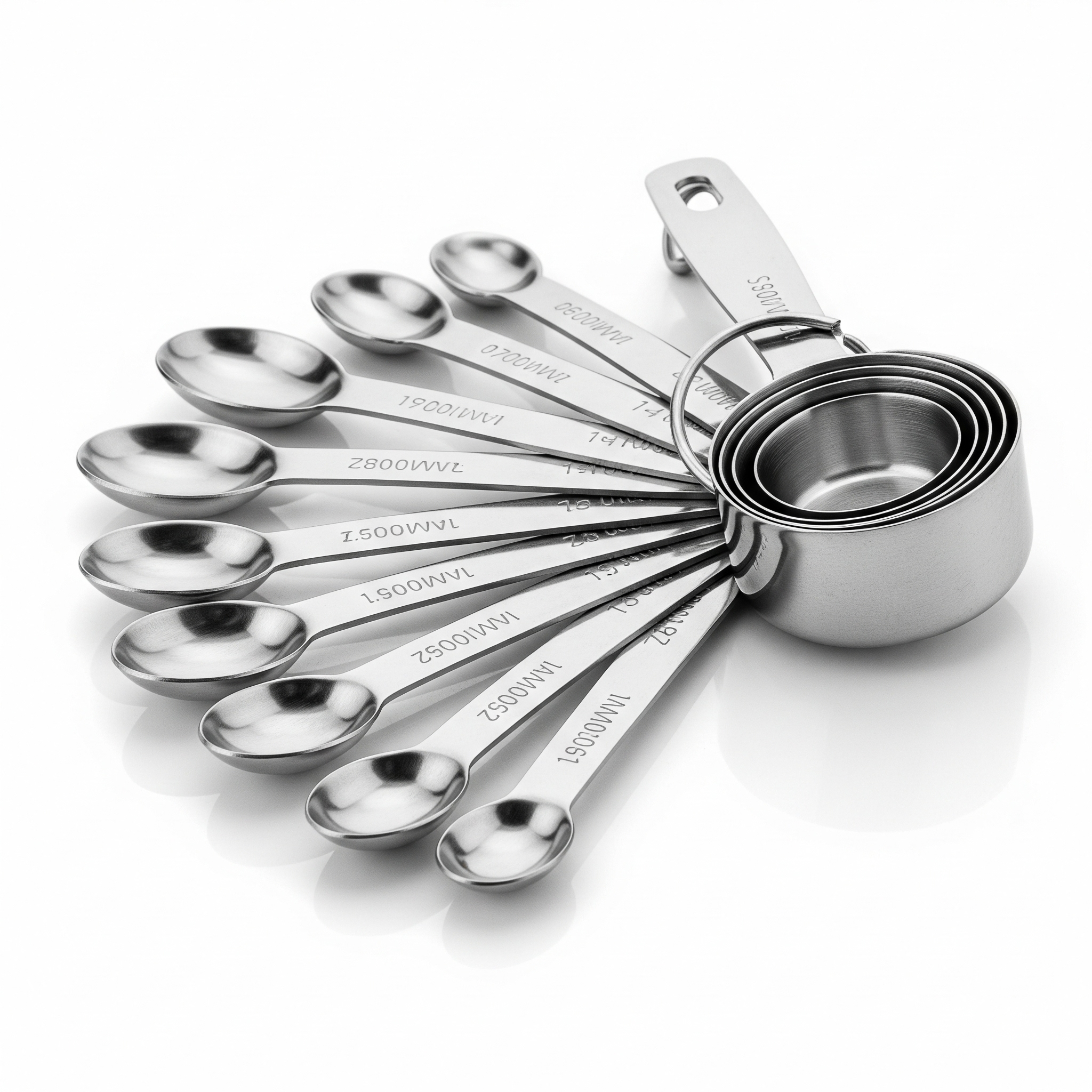 Stainless Steel Measuring Cups & Spoons